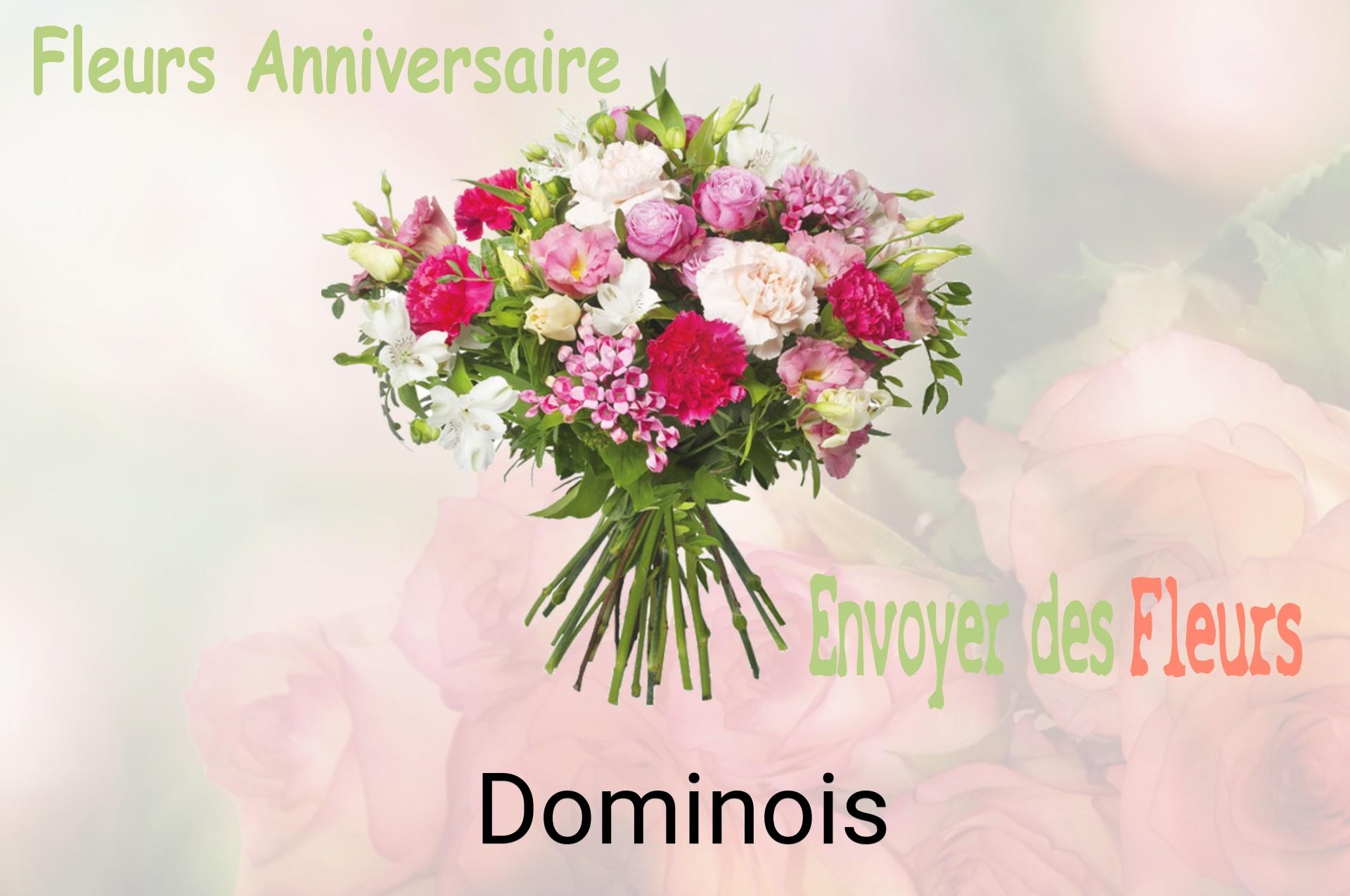 Bouquet de fleurs d’anniversaire livré à Dominois